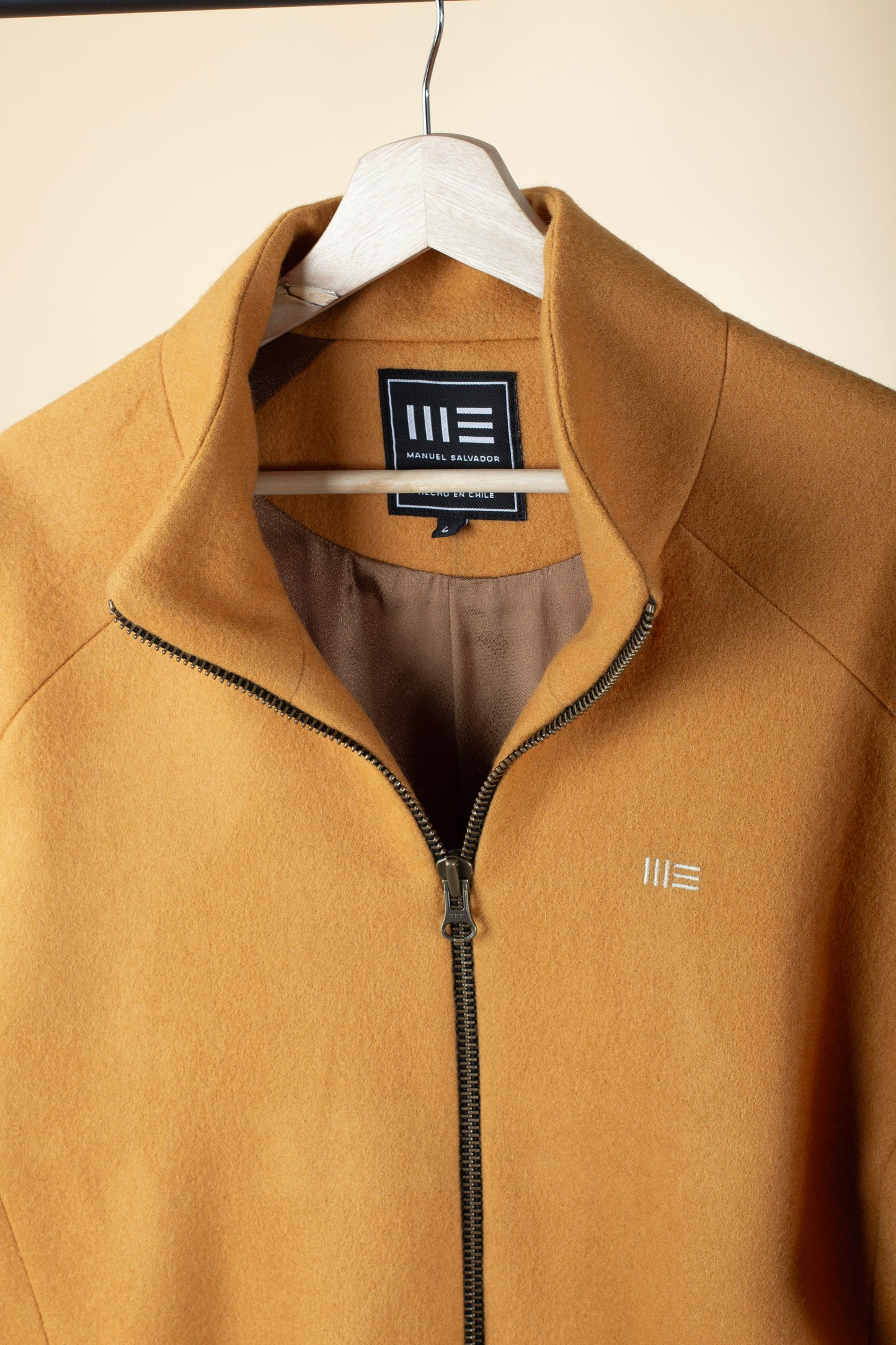 Chaqueta Bomber en Paño de Lana